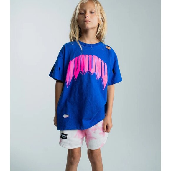 Nununu Rawk-Nu-Roll T-Shirt in Blue - Picture 2 of 4